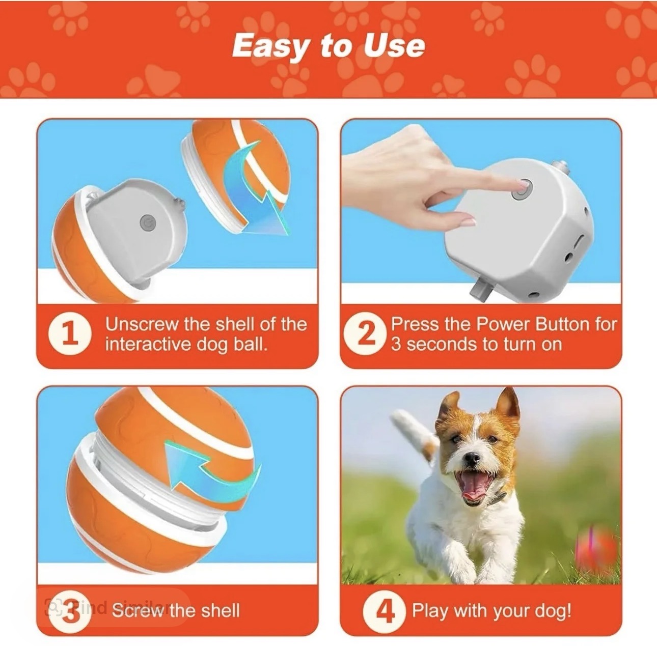 BarkyCare™ Smart LED Pet Ball
