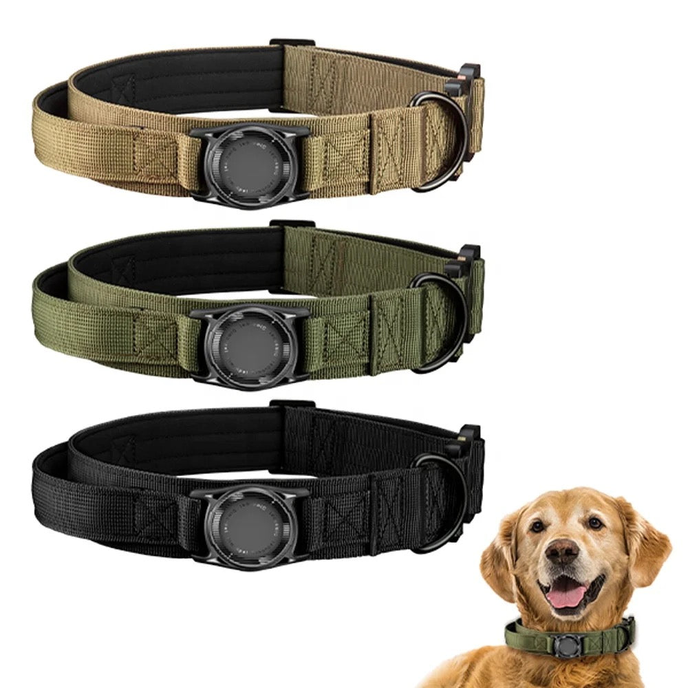 Heavy Duty AirTag Dog Collar